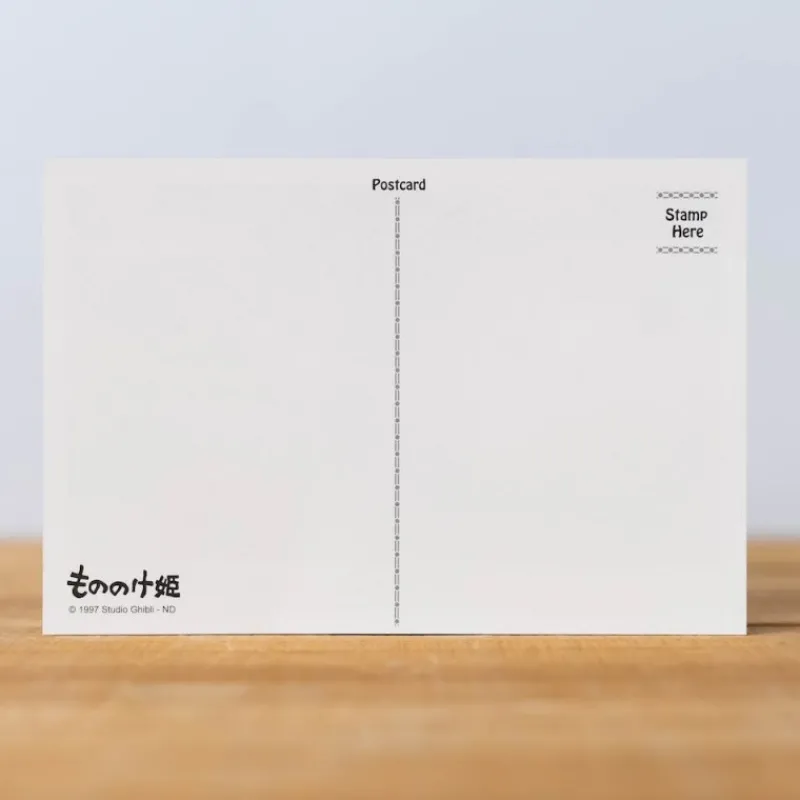 Maison Ghibli Postcard San & Ashitaka - Princess Mononoke | Postcards And Letter Papers