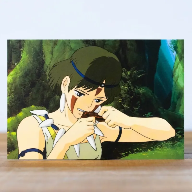 Maison Ghibli Postcard San venison - Princess Mononoke | Postcards And Letter Papers