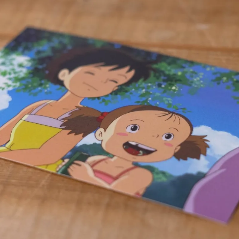 Maison Ghibli Postcard Satsuki & Mei Snack - My Neighbor Totoro | Postcards And Letter Papers