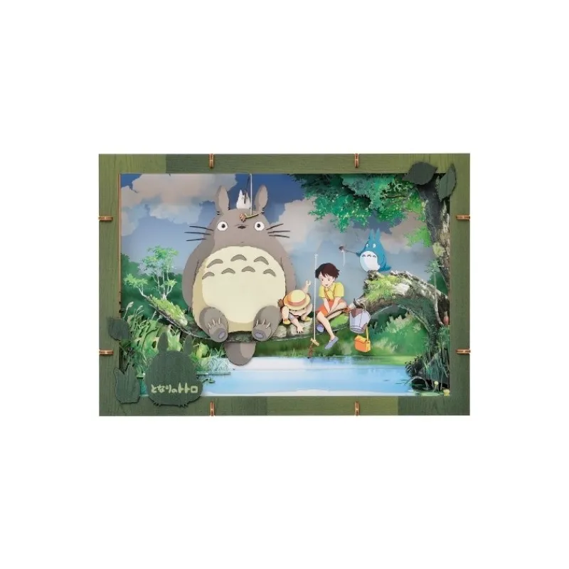 Maison Ghibli Premium Paper Theater Totoro Fishiing - My Neighbor Totoro | Arts And Crafts