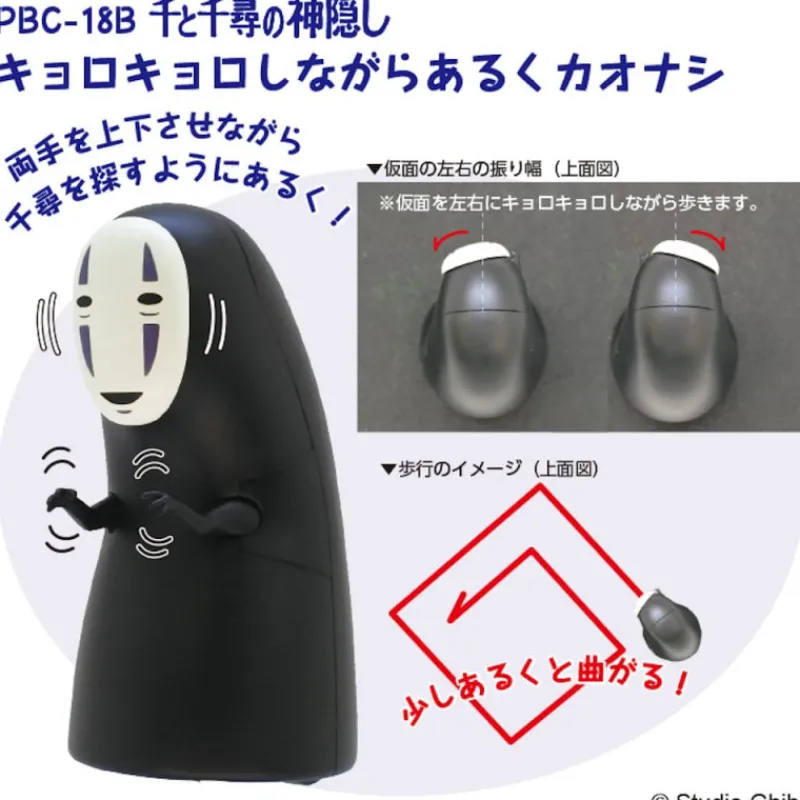 Maison Ghibli Pull Back Figurine No Face - Spirited Away | Toys