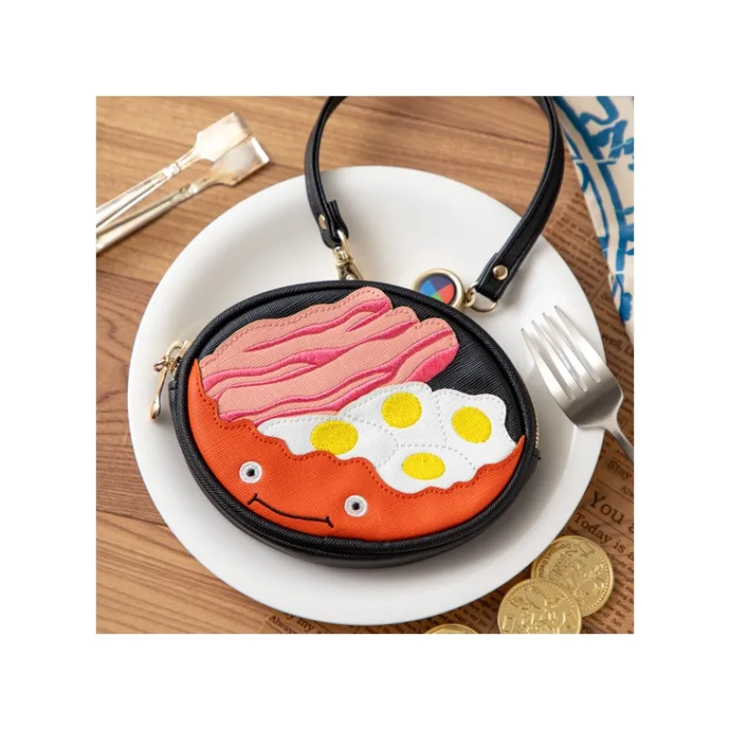 Maison Ghibli Purse Calcifer & Bacon and Egg - Howl's Moving Castle | Accessories