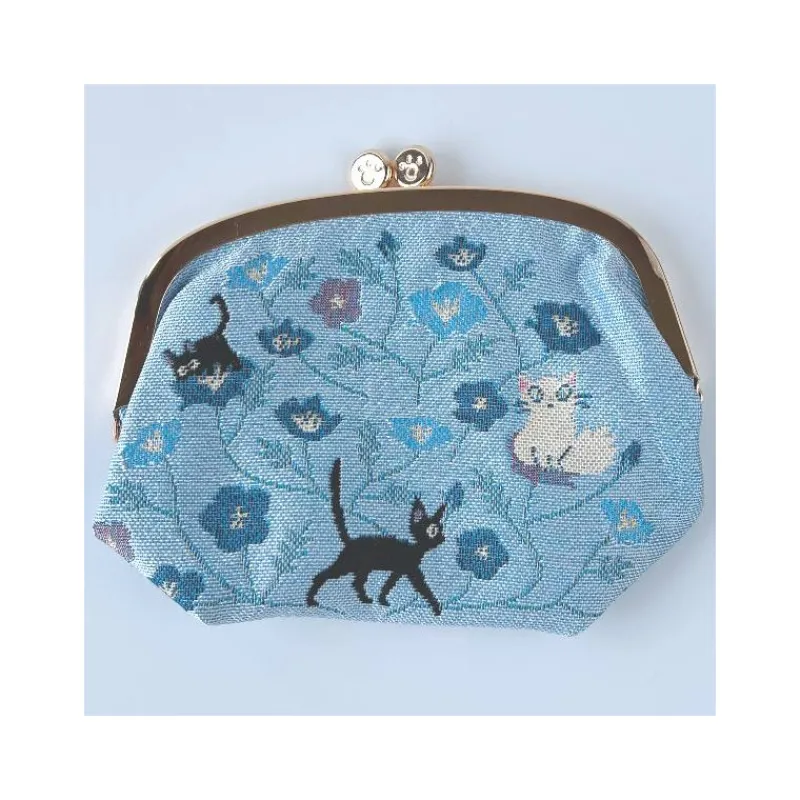 Maison Ghibli Purse Jiji blue flower - Kiki's Delivery Service | Accessories