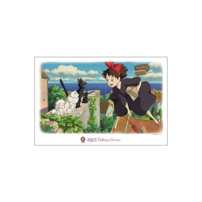 Maison Ghibli Puzzle 1000P Kiki and the cats - Kiki’s Delivery Service | Jigsaw Puzzle