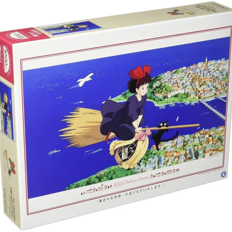 Maison Ghibli Puzzle 1000P Kiki in the sky - Kiki’s Delivery Service | Jigsaw Puzzle
