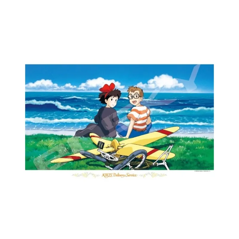 Maison Ghibli Puzzle 1000P Kiki on the beach - Kiki’s Delivery Service | Jigsaw Puzzle