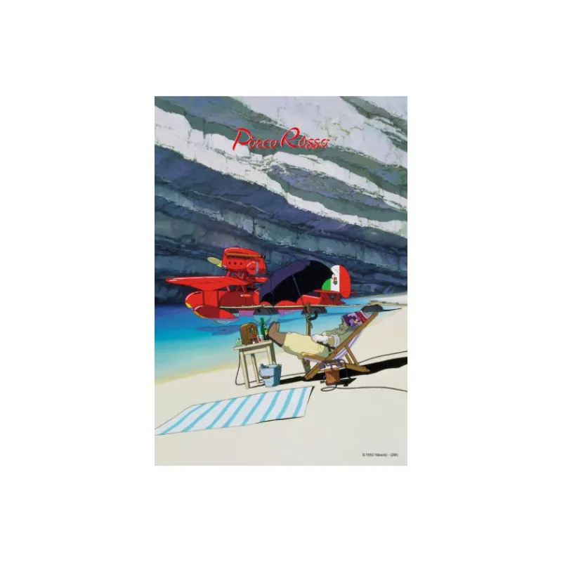 Maison Ghibli Puzzle 300P Marco’s Hideout - Porco Rosso | Jigsaw Puzzle