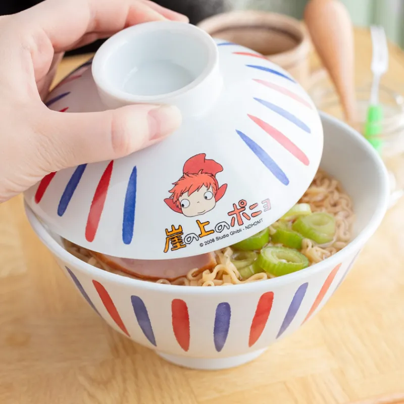 Maison Ghibli Ramen Bowl Ponyo & Sosuke - Ponyo on the Cliff | Kitchenware