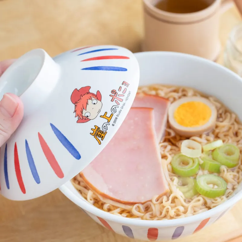Maison Ghibli Ramen Bowl Ponyo & Sosuke - Ponyo on the Cliff | Kitchenware