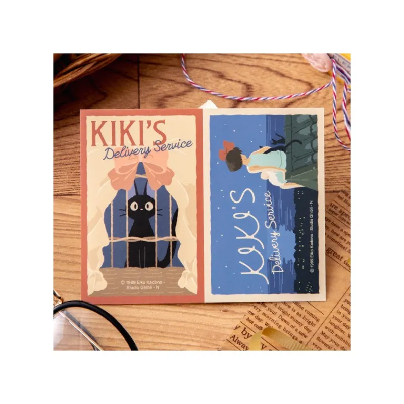 Maison Ghibli Retro Stickers Kiki & Jiji - Kiki's Delivery Service | Small Equipment