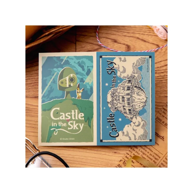 Maison Ghibli Retro Stickers Robot & Castle Laputa - Castle in the Sky | Small Equipment
