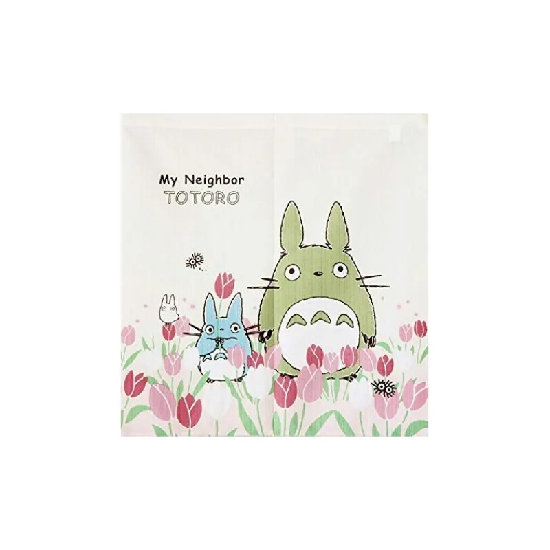 Maison Ghibli RIDEAUX TOTORO TULIPES - MON VOISIN TOTORO | Wall Decoration