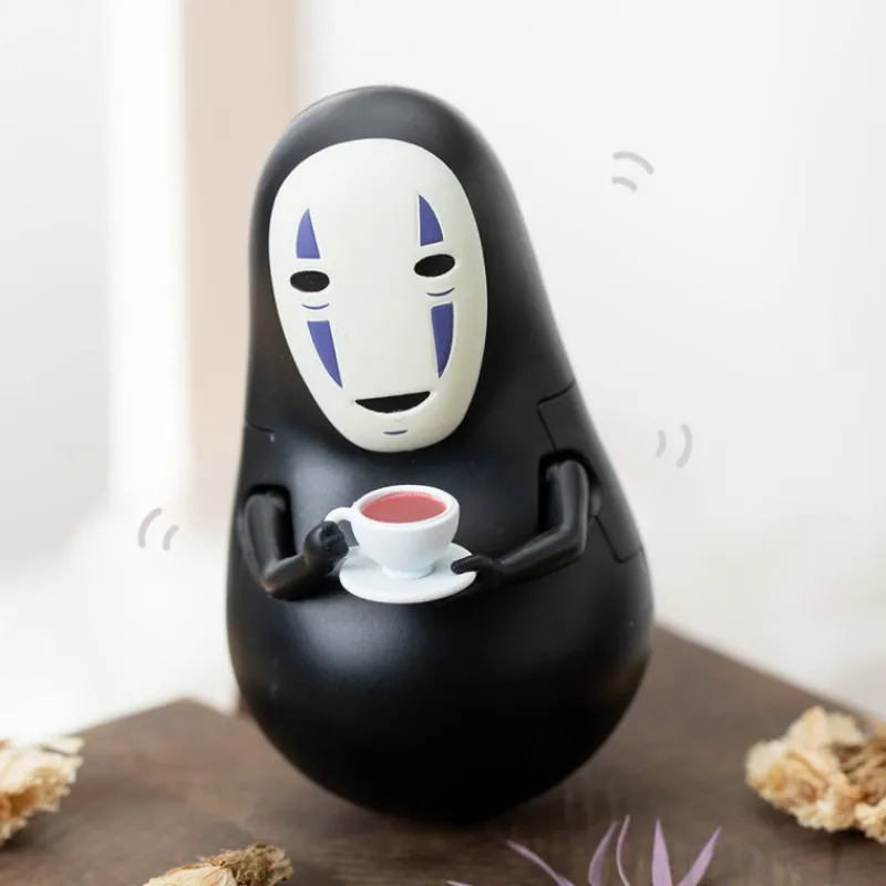 Maison Ghibli Round Bottomed Figurine No Face's coffe time -  Spirited Away | Toys