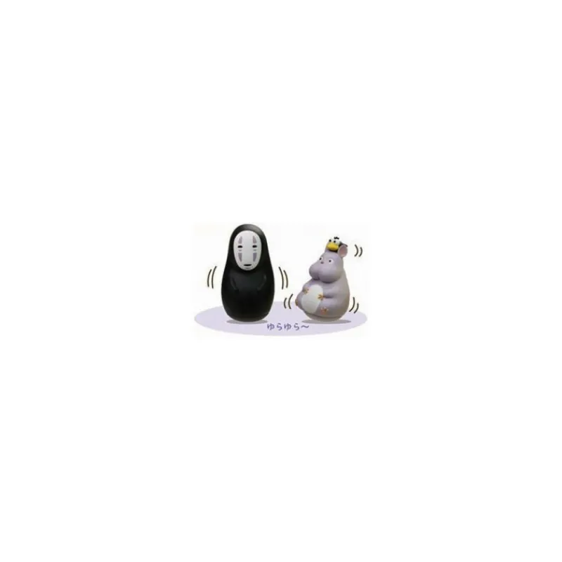 Maison Ghibli Round Bottomed Figurines No Face & Boh Mouse - Spirited Away | Toys