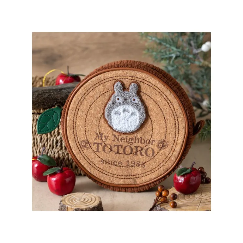 Maison Ghibli Sagara Round Pouch Log - My Neighbor Totoro | Storage