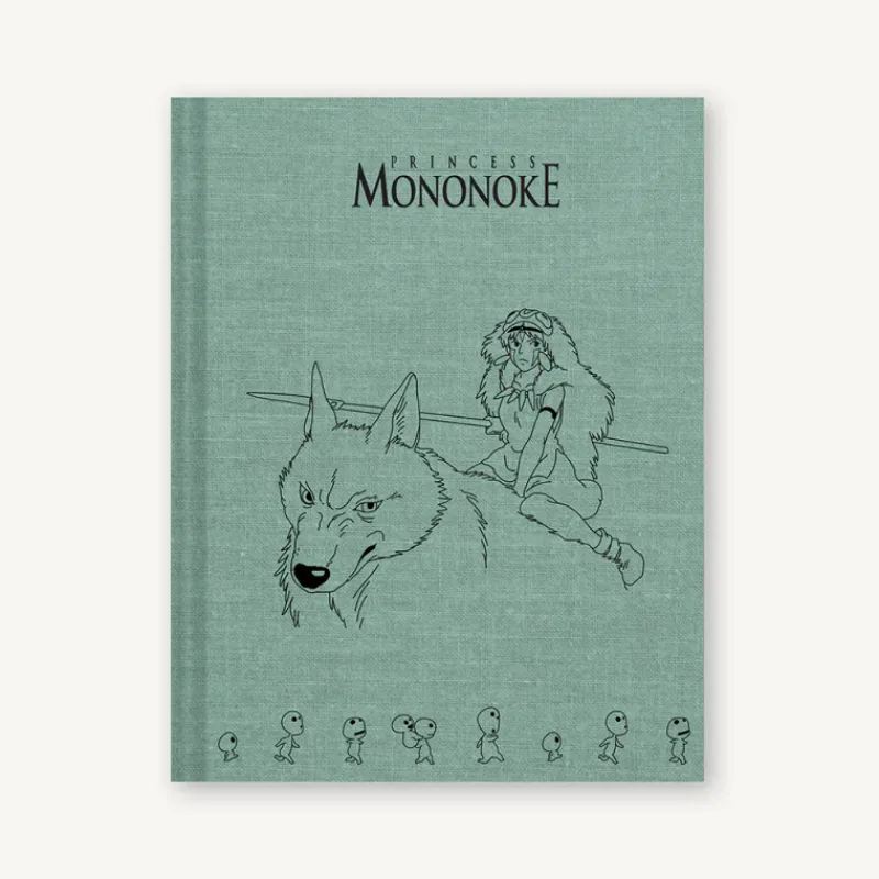 Maison Ghibli San Cloth Sketchbook - Princess Mononoke | Notebooks And Notepads
