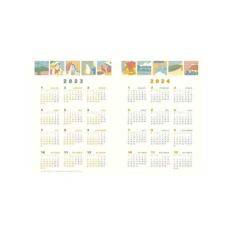 Maison Ghibli 2023 Schedule Book Mei taking a nap - My Neighbor Totoro | Schedule Diaries And Calendars