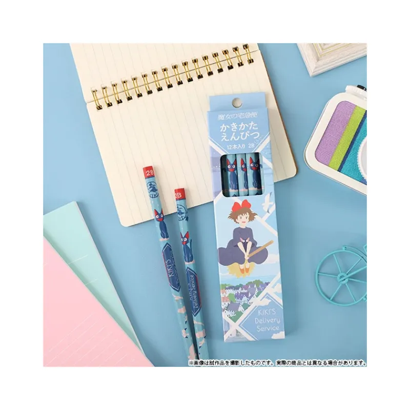 Maison Ghibli Set of 12 2B Pencils Flying Kiki - Kiki's Delivery Service | Writing