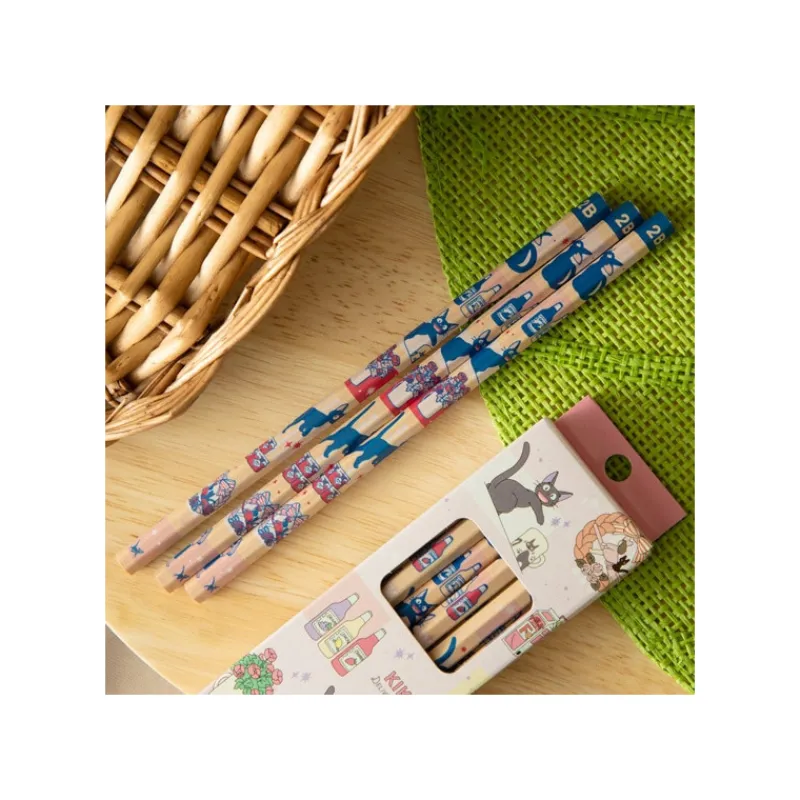 Maison Ghibli Set of 12 2B Pencils Jiji & Kiki Shopping - Kiki's Delivery Service | Writing