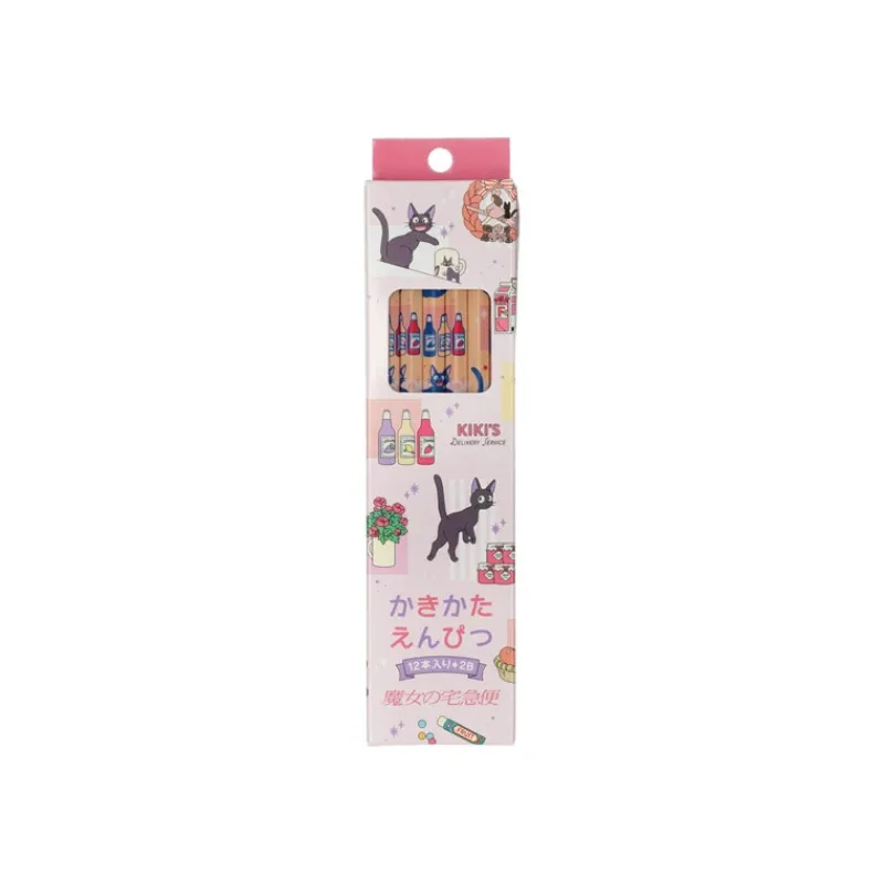 Maison Ghibli Set of 12 2B Pencils Jiji & Kiki Shopping - Kiki's Delivery Service | Writing