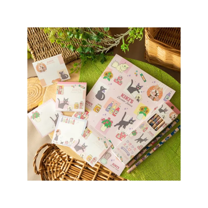 Maison Ghibli Set of 12 2B Pencils Jiji & Kiki Shopping - Kiki's Delivery Service | Writing