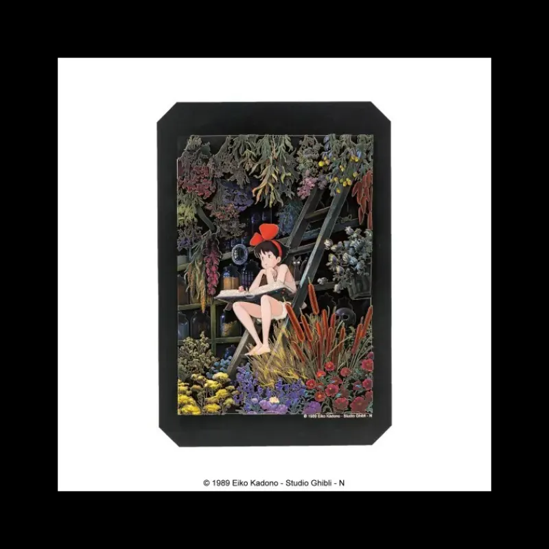 Maison Ghibli Shadow Paper Theater Girl's time - Kiki's Delivery Service | Arts And Crafts