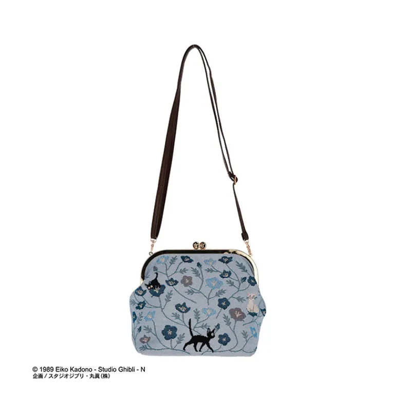 Maison Ghibli Shoulder Pouch Jiji blue flower - Kiki's Delivery Service | Bags