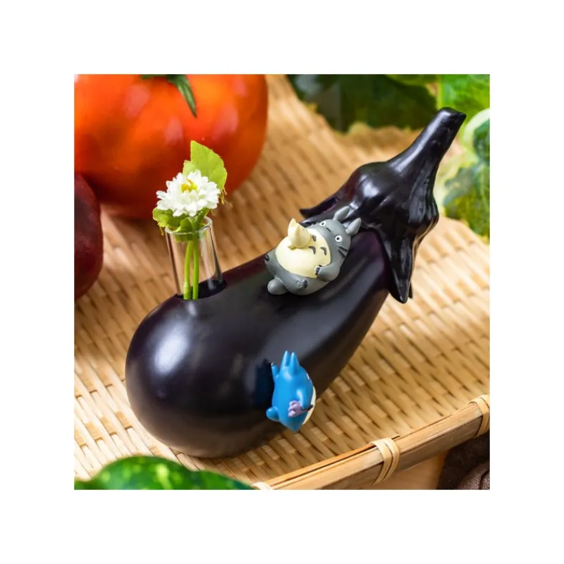 Maison Ghibli Single Vase vegetal Aubergine - My Neighbor Totoro | Décoration