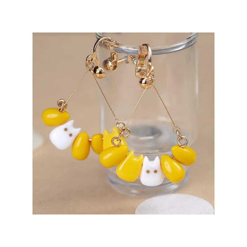 Maison Ghibli Small Totoro & Corn Clipped Earrings - My Neighbor Totoro | Jewellery