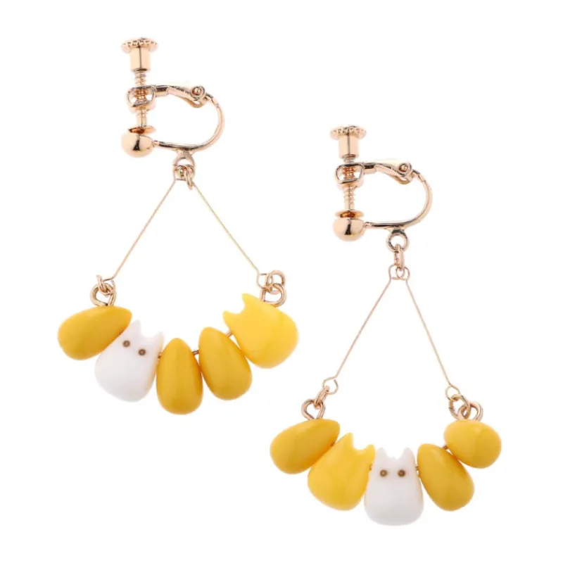 Maison Ghibli Small Totoro & Corn Clipped Earrings - My Neighbor Totoro | Jewellery