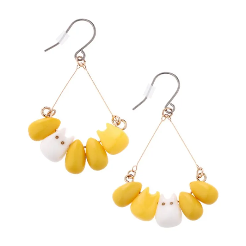 Maison Ghibli Small Totoro & Corn Pierced Earrings - My Neighbor Totoro | Jewellery