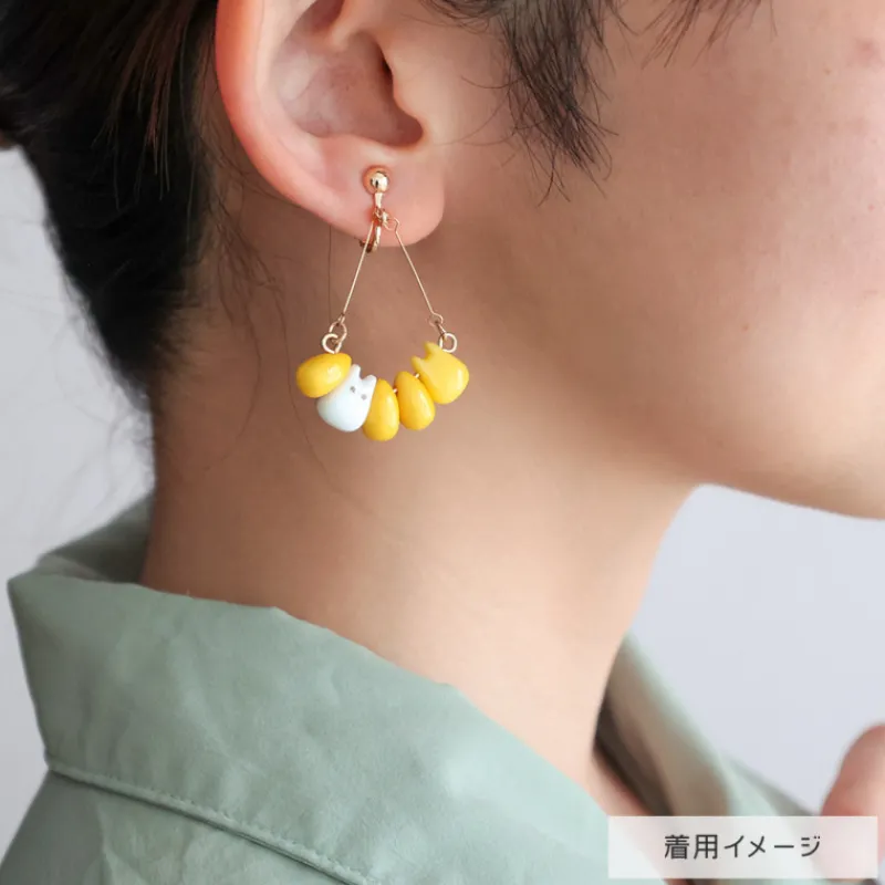 Maison Ghibli Small Totoro & Corn Pierced Earrings - My Neighbor Totoro | Jewellery