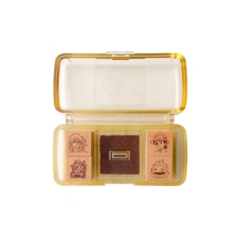 Maison Ghibli Sophie & Hauru Mini Stamp Set Red - Howl's Moving Castle | Small Equipment