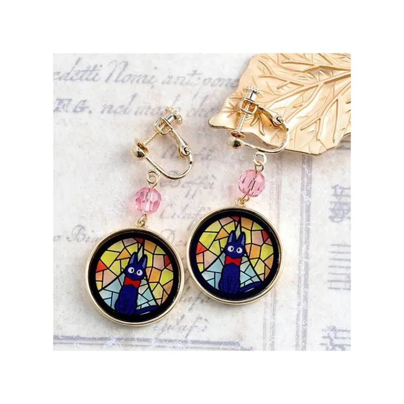 Maison Ghibli STAINED GLASS SERIES - EARRINGS KIKI- KIKI'S DELIVERY | Jewellery
