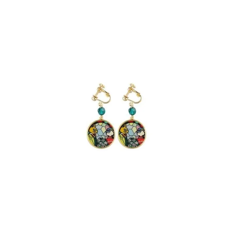 Maison Ghibli STAINED GLASS SERIES - EARRINGS LOUISE&BARON -WHISPER OF THE HEART | Jewellery