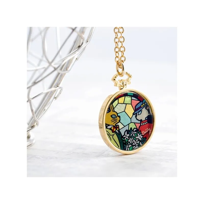 Maison Ghibli STAINED GLASS SERIES - PENDANT LOUISE & BARON-WHISPER OF THE HEART | Jewellery