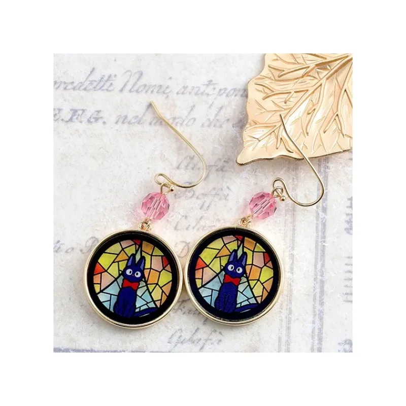 Maison Ghibli STAINED GLASS SERIES - PIERCED EARRINGS KIKI- KIKI'S DELIVERY | Jewellery