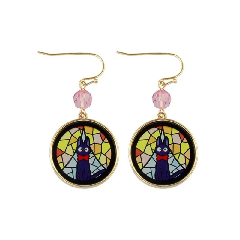 Maison Ghibli STAINED GLASS SERIES - PIERCED EARRINGS KIKI- KIKI'S DELIVERY | Jewellery