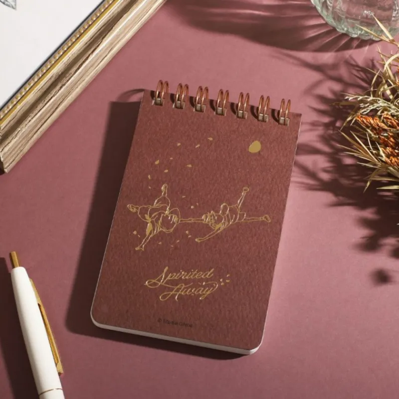 Maison Ghibli Stamped ring notebook 11,5×7,2cm Chihiro & Haku - Spirited Away | Notebooks And Notepads