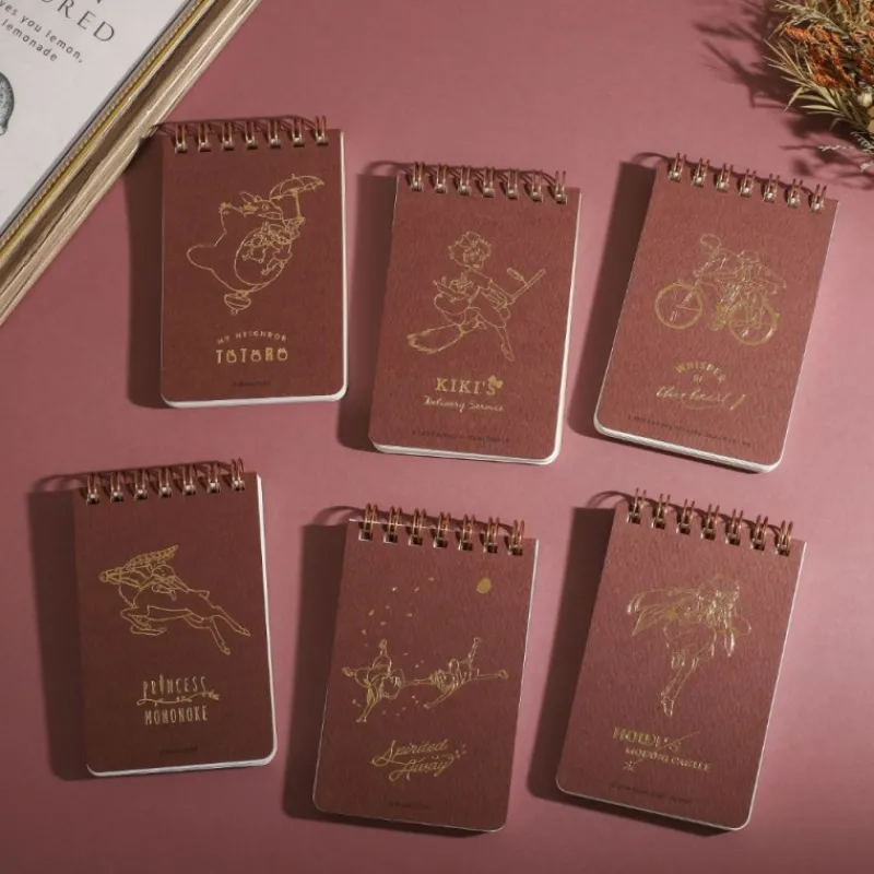 Maison Ghibli Stamped ring notebook 11,5×7,2cm Chihiro & Haku - Spirited Away | Notebooks And Notepads