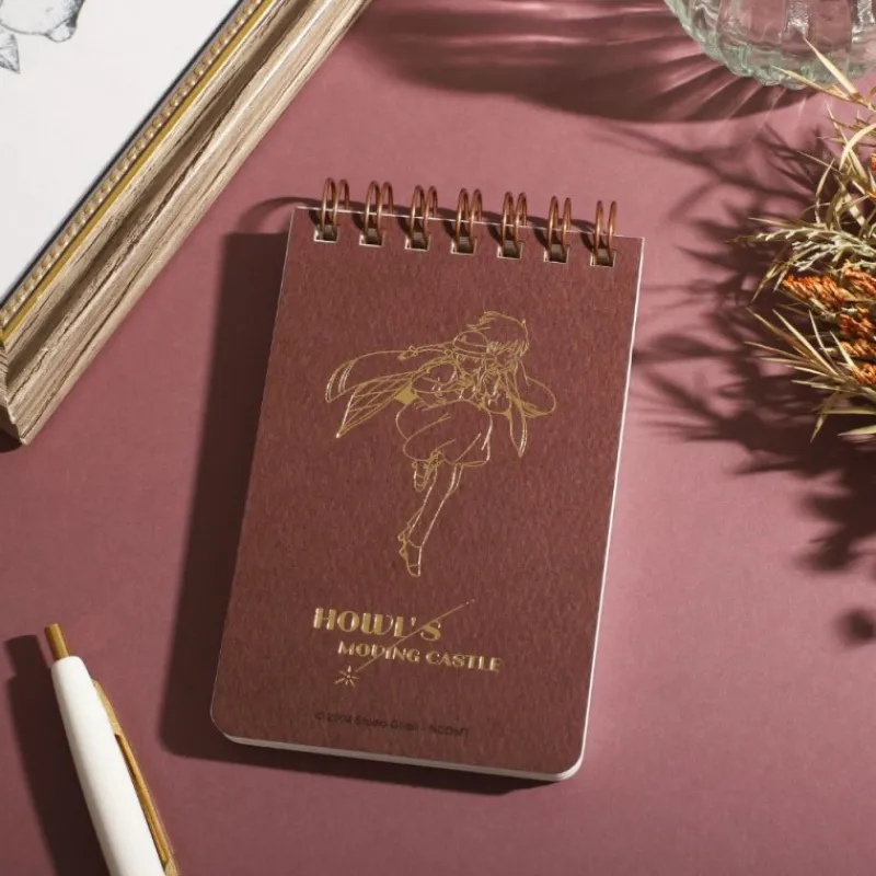 Maison Ghibli Stamped ring notebook 11,5×7,2cm Sophie & Hauru - Howl's Moving Castl | Notebooks And Notepads