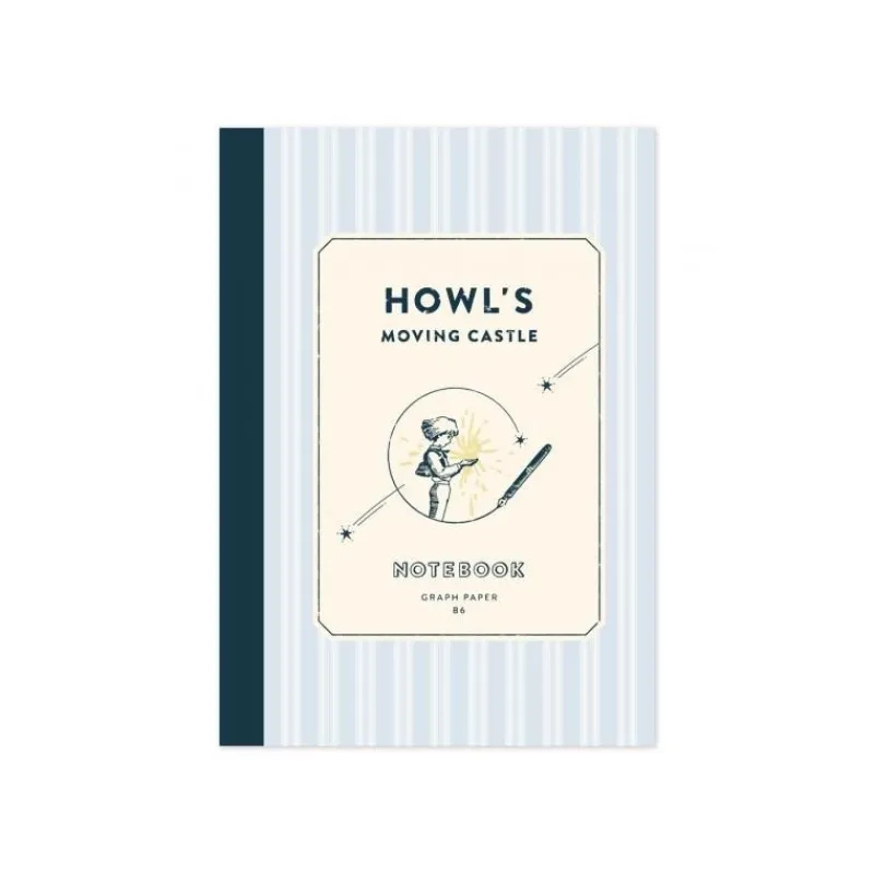 Maison Ghibli Stripes Notebook 12,8 X 18,2 cm - Howl's Moving Castle | Notebooks And Notepads