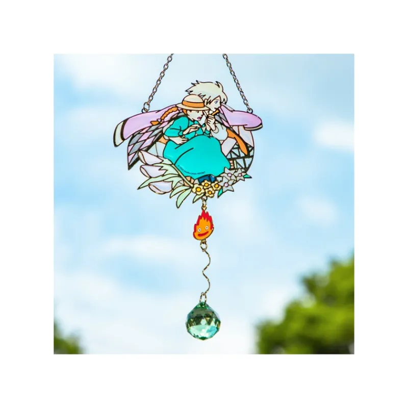 Maison Ghibli Sun catcher Stained glass Sophie & Hauru - Howl's Moving Castle | Décoration