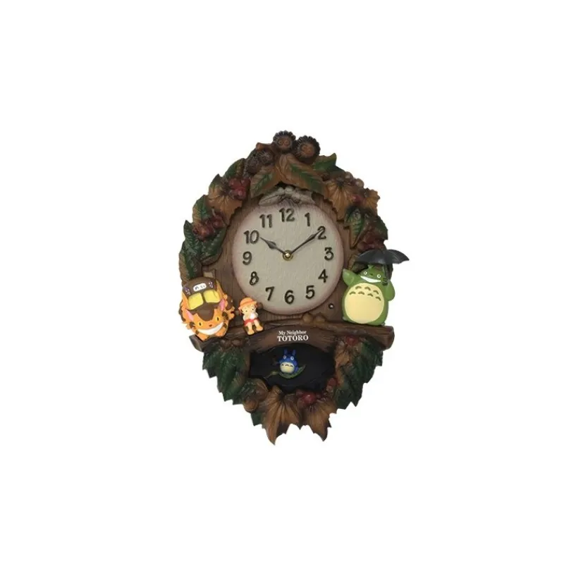 Maison Ghibli Swing Clock Autumn Leaves - My Neighbor Totoro | Décoration