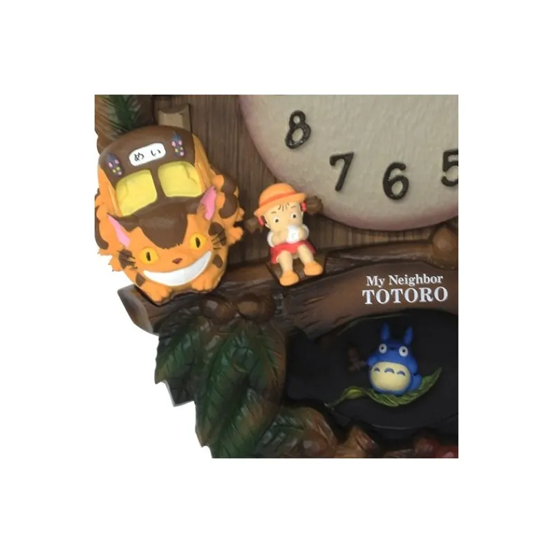 Maison Ghibli Swing Clock Autumn Leaves - My Neighbor Totoro | Décoration