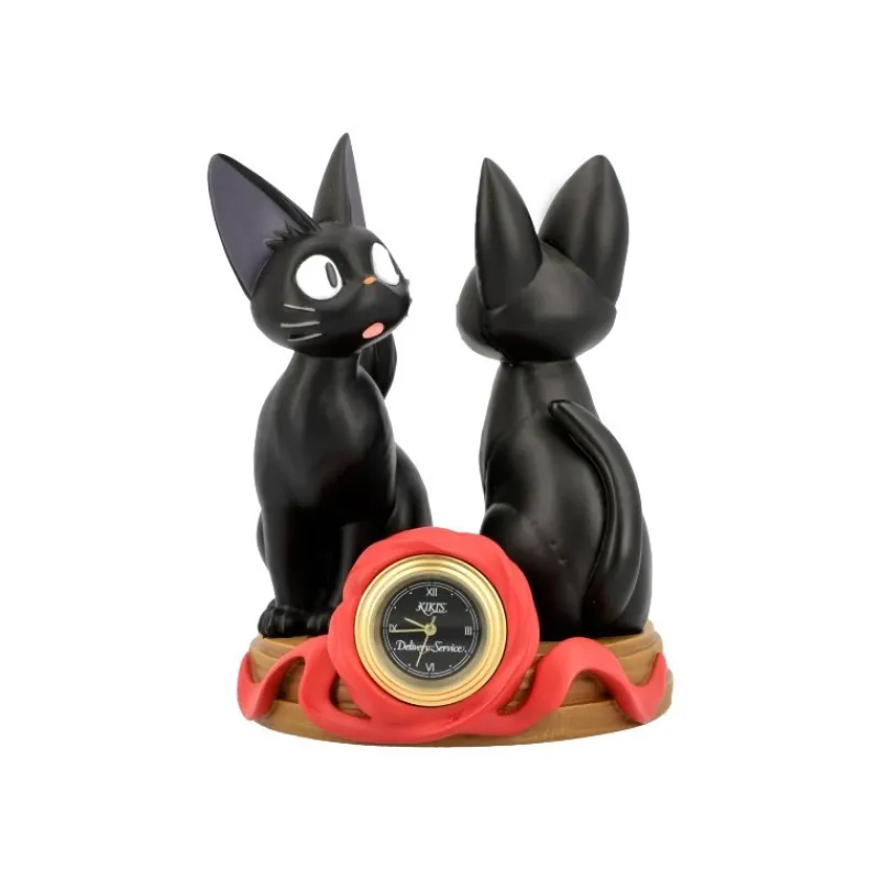 Maison Ghibli Table Clock Jiji & Soft Toy Jiji - Kiki's Delivery Service | Décoration