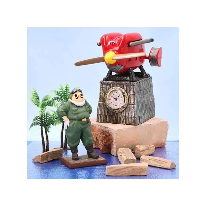 Maison Ghibli TABLE CLOCK MARCO SAVOIA TRIAL MODEL - PORCO ROSSO | Décoration