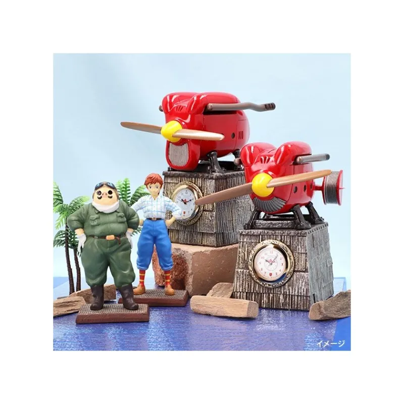 Maison Ghibli TABLE CLOCK MARCO SAVOIA TRIAL MODEL - PORCO ROSSO | Décoration
