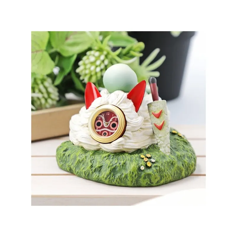 Maison Ghibli TABLE CLOCK ON THE SUN’S MASK - PRINCESS MONONOKE | Décoration