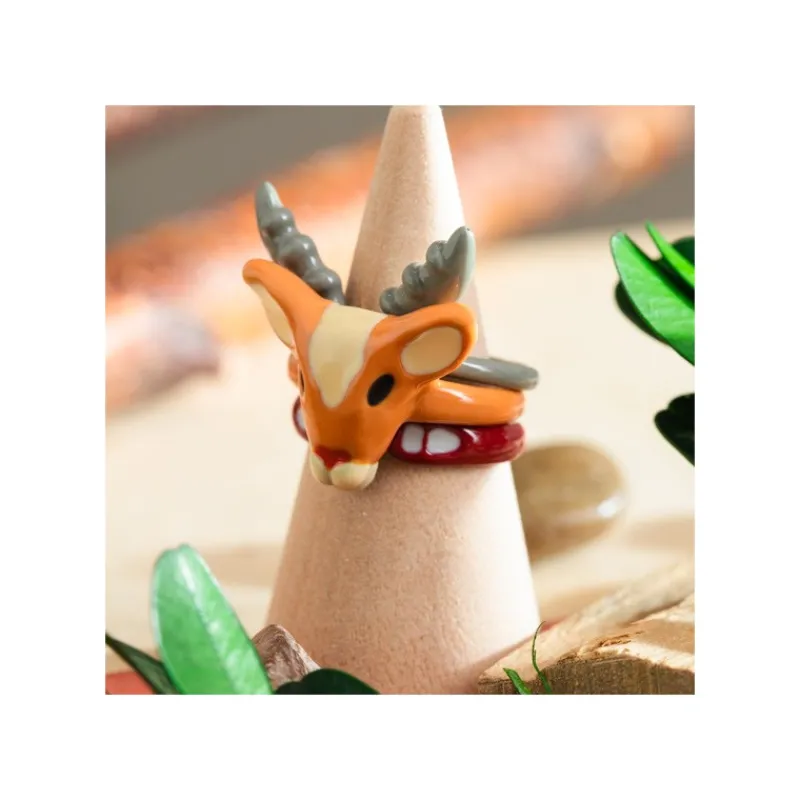 Maison Ghibli Three Ring set Yakul - Princess Mononoke | Jewellery